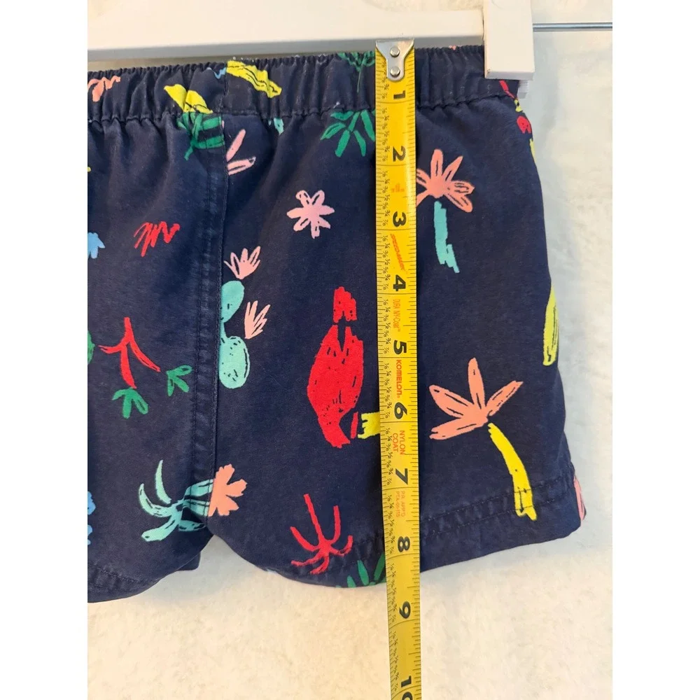 Hanna Andersson Boys Navy Tropical Parrot‎ Swim Trunks 12-18 Months 75cm 62018